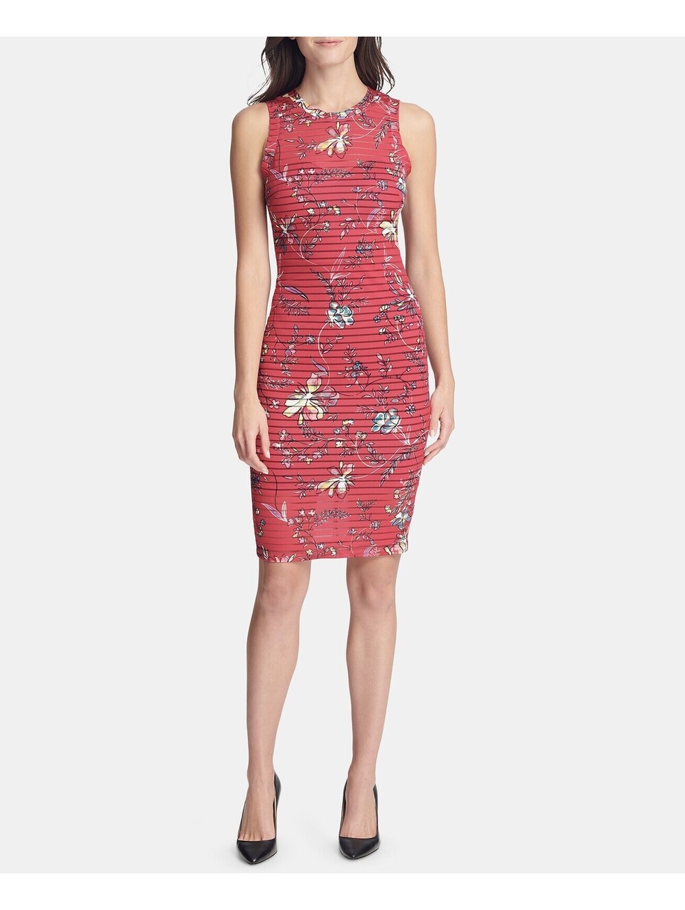 Guess Womens Illusion Neck Bodycon Dress Size 12